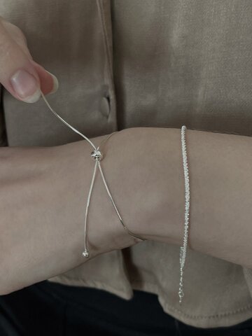 [Line Art] Shiny Drop Bracelet Set