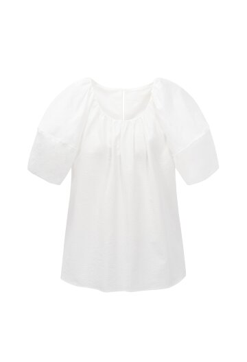 Puff blouse_white