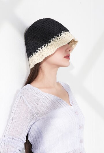 셀렌(Selene) 린넨 버킷햇