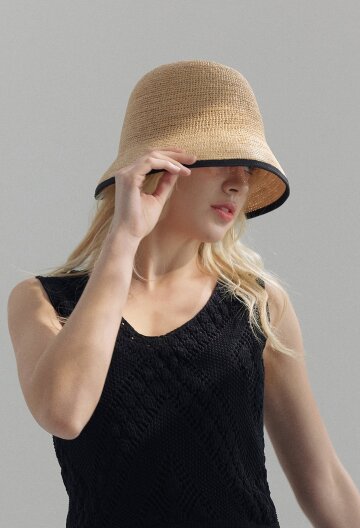 엘린(Allyn) 라피아 보닛햇