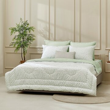 로넌 차렵이불 Q 3종세트 그린