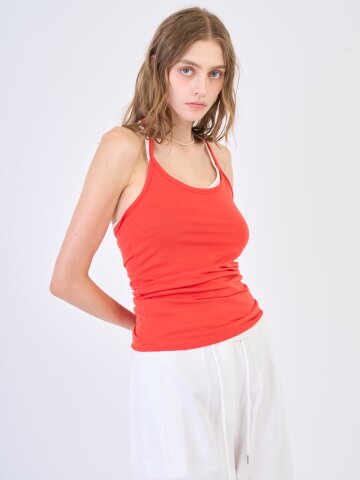 Halterneck Sleeveless Red
