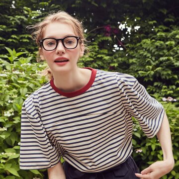 Stripe T-shirt (Navy)
