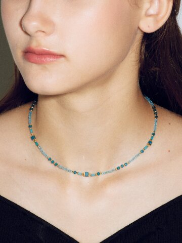 LB_Blue beads necklace
