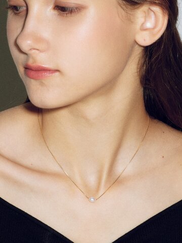 LB_Cold single pearl necklace