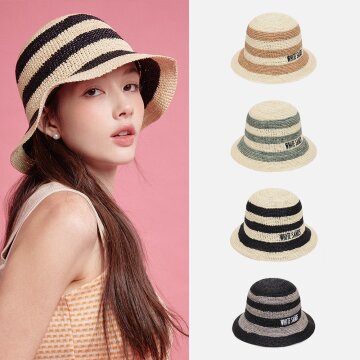 라피아 버킷햇 더블린 (4 colors)