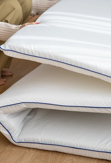 소프트 힐링 3단 접이식 매트리스 토퍼 2colors(S,M,L)