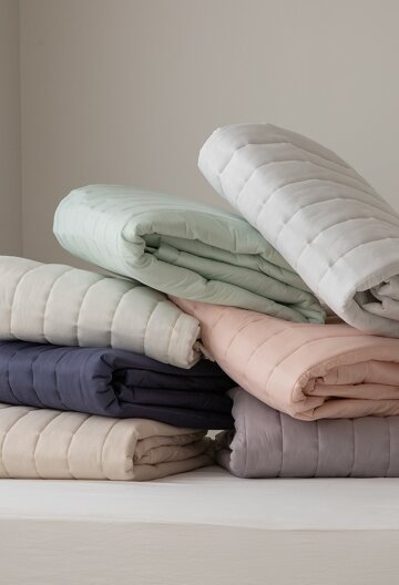 말랑몰랑 호텔식 순면 양면 클린케어 사계절 패드 단품 (SS/Q)