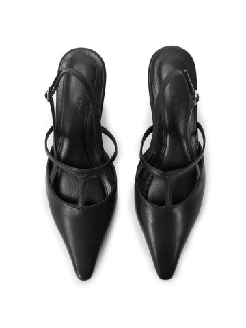 T-strap slingback Black