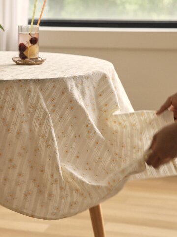 데이지 플라워패턴 테이블보 6size