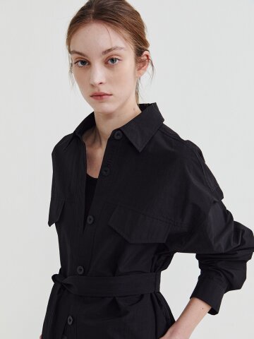Shirt jacket Black