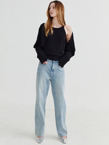 Washed denim Light blue