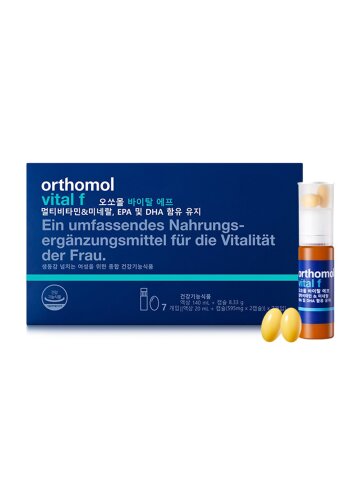 동아제약 오쏘몰 바이탈 F (액상20ml+캡슐595mg*2) X 7개입