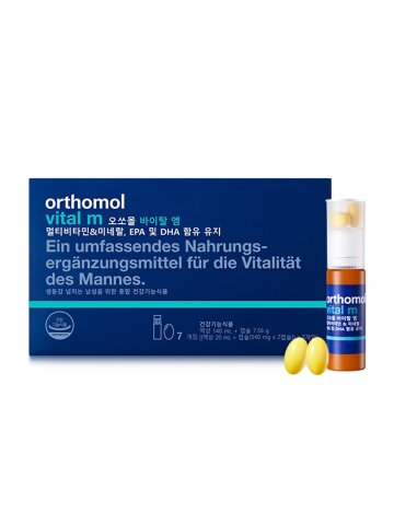 동아제약 오쏘몰 바이탈 M (액상20ml+캡슐540mg*2) X 7개입