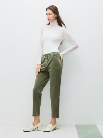 가먼트다잉 배기핏 데님 팬츠 