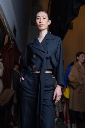  [바바단독세일] 서동주님 착용_Jeogori Jacket (navy) 레떼르넬 시그니처 저고리자켓