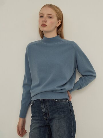 모어 하프넥 니트 (10colors)