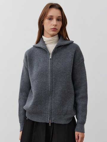 Warmth-Rise Knit Jumper_GRAY