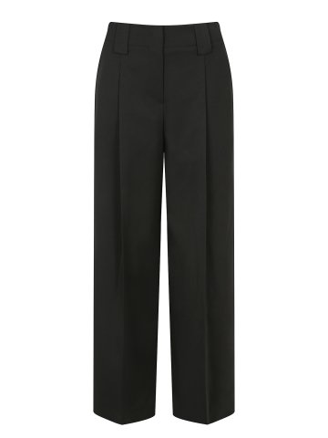 원턱 포인트 와이드 팬츠 