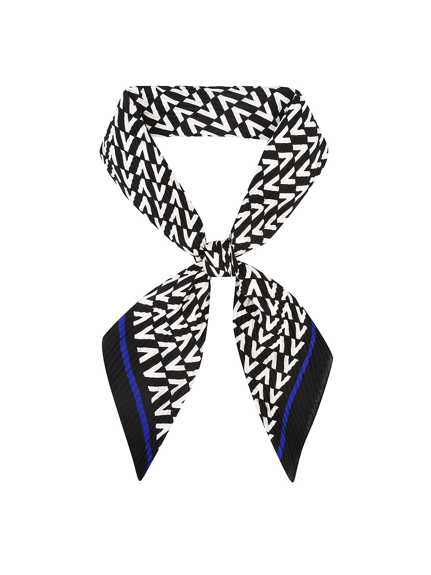 아이잗바바(OUTLET) 패턴 플리츠 스카프 (BLACK) BP9A4SF031