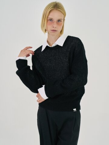 Hachi Cotton Knit Black