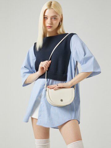 오로라 레더 아이보리 AURORA LEATHER IVORY