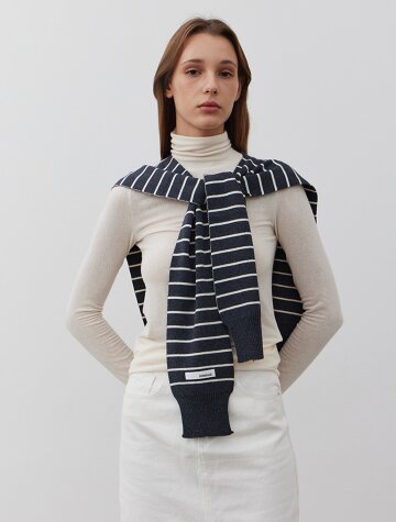 Chunky Pullover Wrap_BLACK