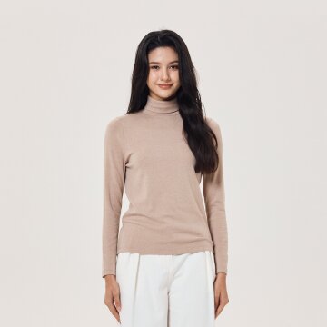 앙고라 혼방 터틀넥 티셔츠 풀오버 (UFJDTN345N-LINEN)