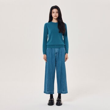 쟈가드 배기핏 데님 팬츠 (UFJWBP383N-DENIM)