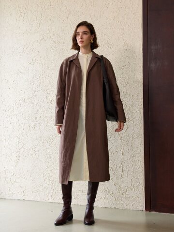 YY_British casual trench coat