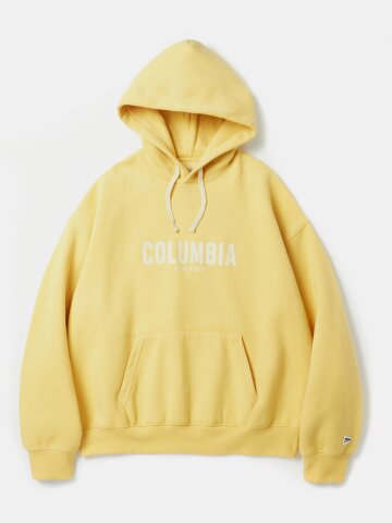CU LETTERING H/FLEECE HOODIE 빈티지옐로우