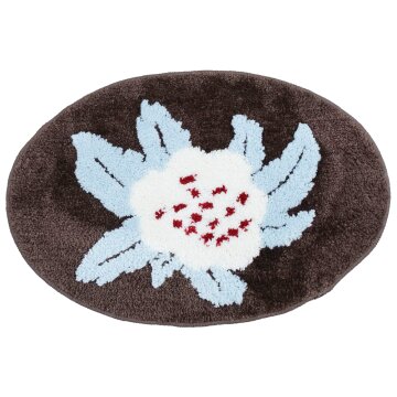 포시엘라 미니 터프팅 러그 주방 현관 인테리어 발매트 로투스 브라운