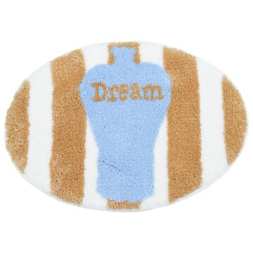 포시엘라 미니 터프팅 러그 주방 현관 인테리어 발매트 블루 드림 팟