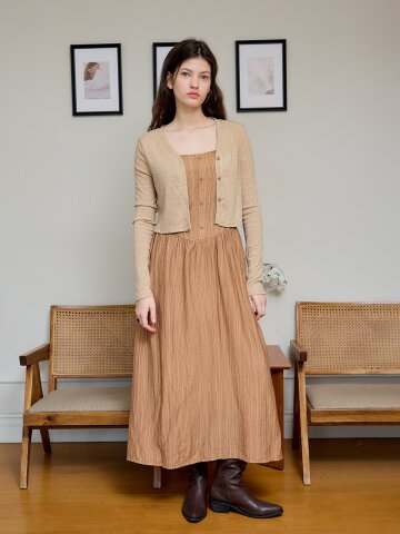 AR_Autumn cardigan set long dress