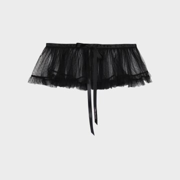 TUTU APRON SKIRT _BLACK