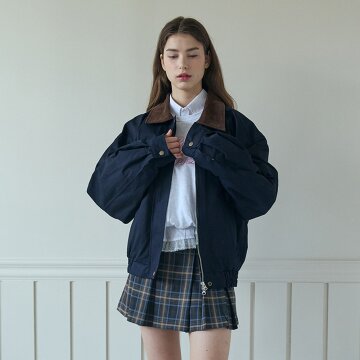 FARMY COTTON BOMBER JACKET _NAVY