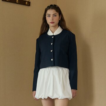 TIDY ROUND JACKET _NAVY