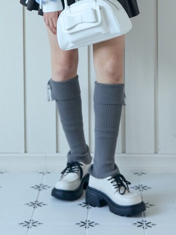 BALLET CUFFED LEG WARMER _CHARCOAL