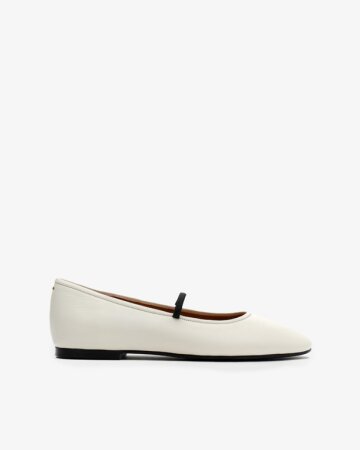 톰맥캔 빠리 01 여성 플랫-화이트