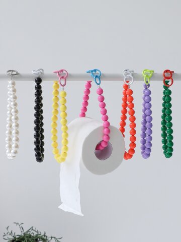 비즈 구슬 두루마리 휴지걸이 캠핑 집들이 선물 7color