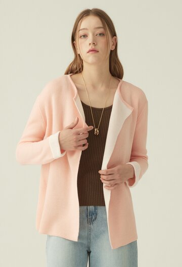 오픈 프론트 심플 가디건_DPCD240601