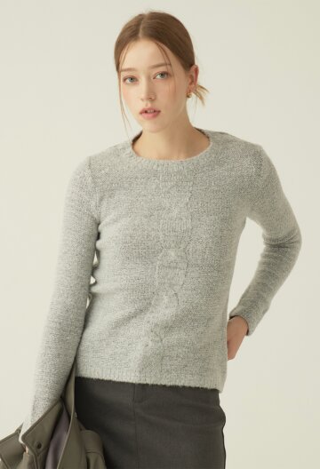 라운드 꽈배기 니트_DPKT240603