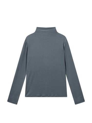 Half neck t-shirt_l.blue