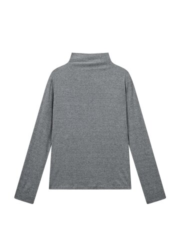 Half neck t-shirt_grey