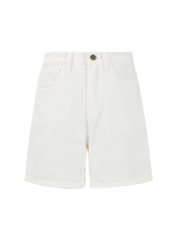 Basic cotton shorts_ivory