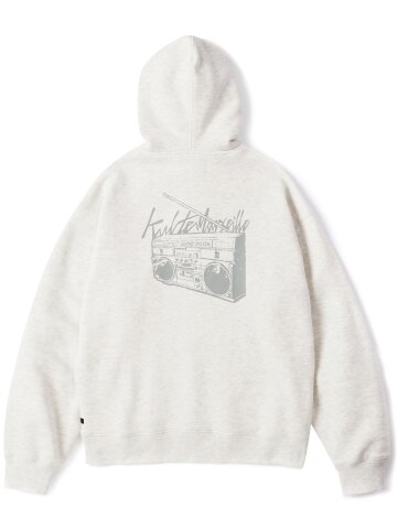 Retro radio hoody O.B.melange