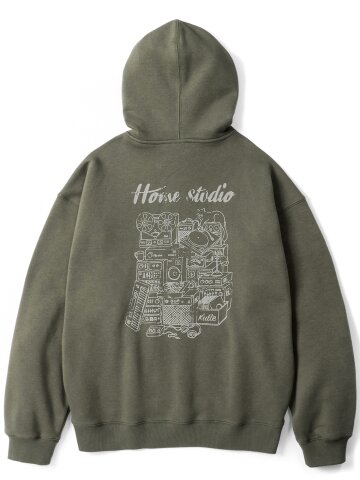 Home studio hoody Khaki