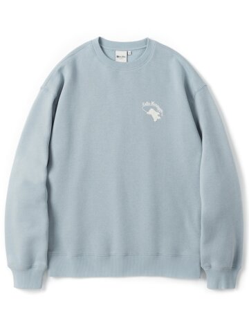 Fishing bear crewneck L.blue