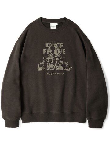 Music astronaut crewneck Brown
