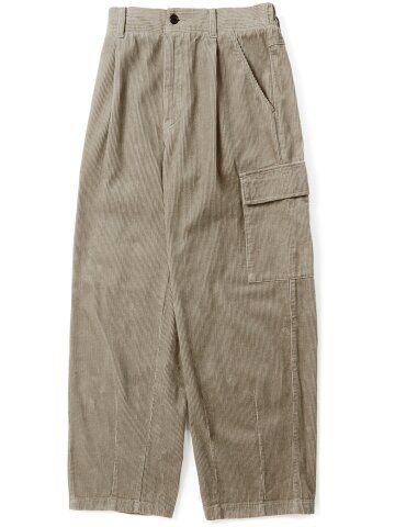 Corduroy cargo pants L.beige